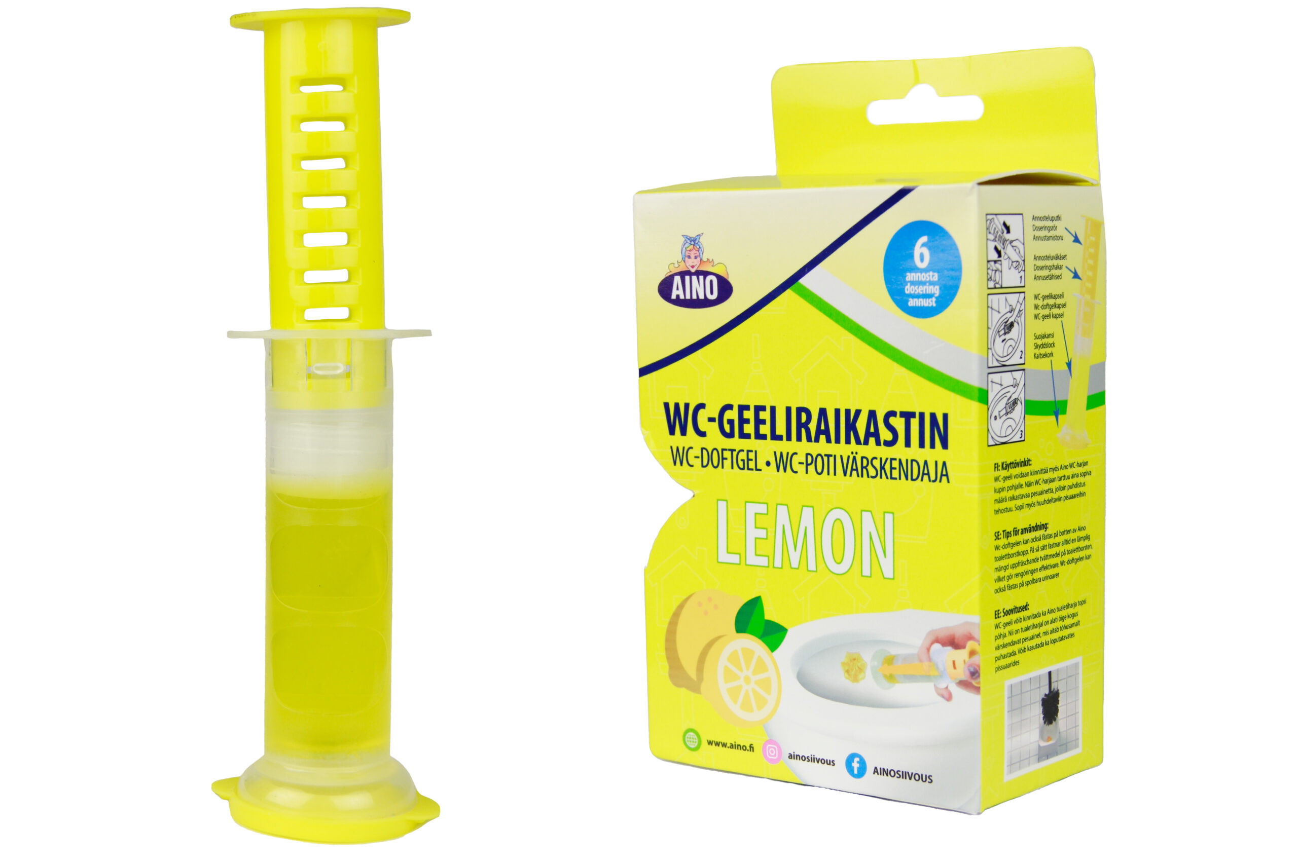 Aino WC-raikastingeeli lemon